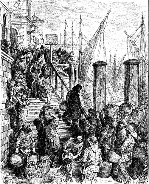 'Billingsgate - Landing the Fish'