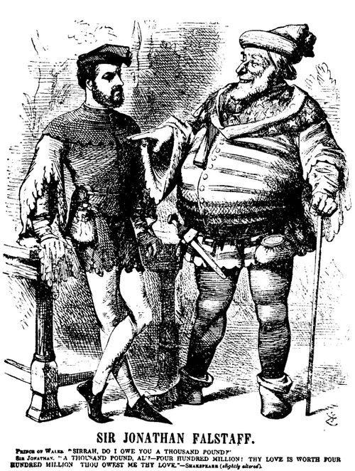 Alabama Claims - John Falstaff Analogy