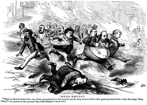 New York Corruption - 'Stop Thief!'- The Stampede to Find the Scapegoat