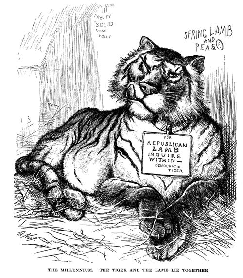 Rutherford B Hayes' Policies Strengthening the 'Solid South'- Republican Lamb Devoured by Democratic Tiger