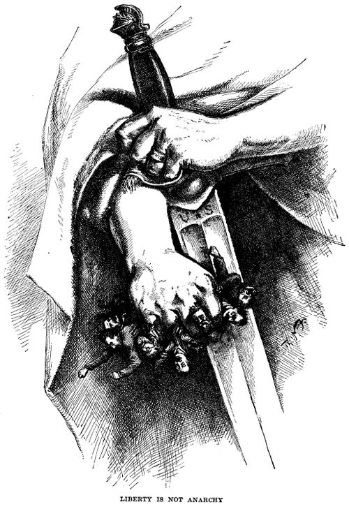 Anarchist Terrorism in Chicago- The Sword of Justice Brought Against Leaders