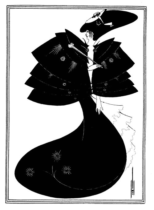 The Black Cape - Late 19th Century Fashion