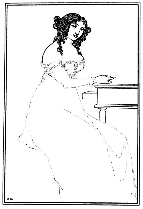 Frontispiece to 'A Book of Bargains' by V O'Sullivan- Depicts an Apparition from one of the Stories