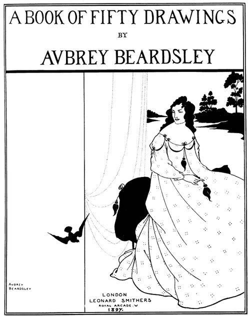 Cover Design for Beardsley's 'Book of Fifty Drawings'