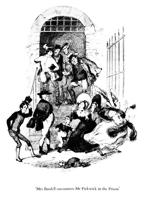 Mrs Bardell Encounters Mr Pickwick in the Prison