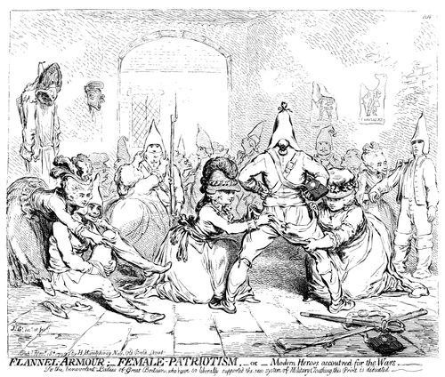 'Flannel-Armour; Female Patriotism'