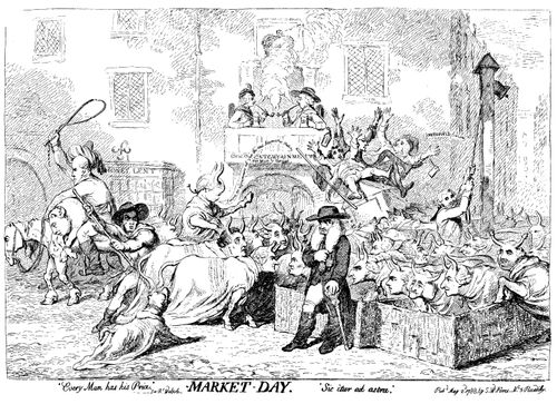 'Market Day'- House of Lords Members awaiting Patronage
