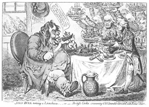 John Bull Devouring the French Navy