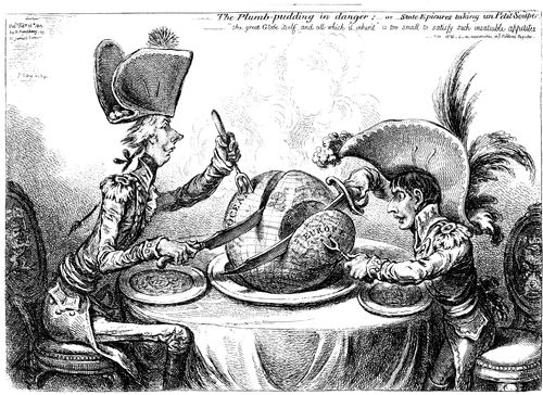 Pitt and Napoleon Carve the World into Spheres of Influence