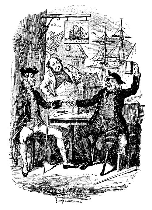 Naval Veterans Drinking at Greenwich Pub