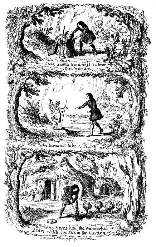 Fairy Library - Frontispiece to Jack and the Beanstalk