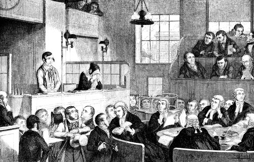 The Drunkard's Children - Son and Daughter on Trial in Old Bailey