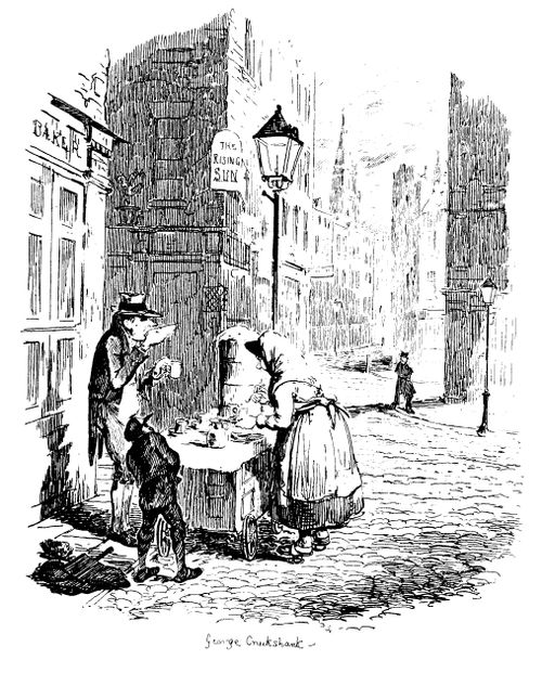 Sketches by Boz - London Streets in Early Morning