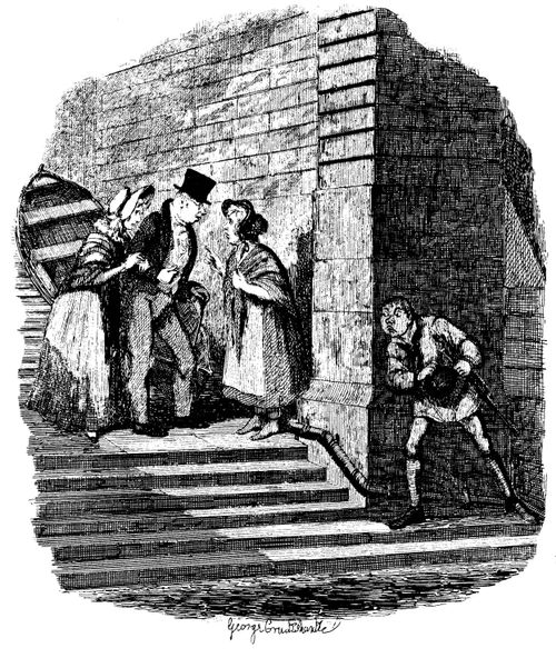 Oliver Twist - Morris Bolter Spies on Meeting between Nancy, Mr Brownlow and Rose Maylie