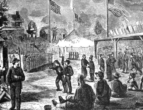 Bivouac of General Sickles' Brigade at Red House, Harlem