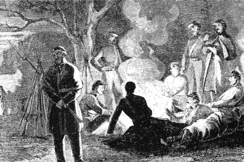 Bivouac Fire of Army of the Potomac