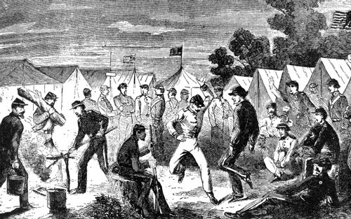 Army of the Potomac- Evening Scene in Camp