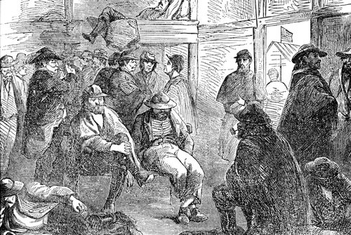 Confederate Prisoners at Camp Douglas, Chicago, Illinois
