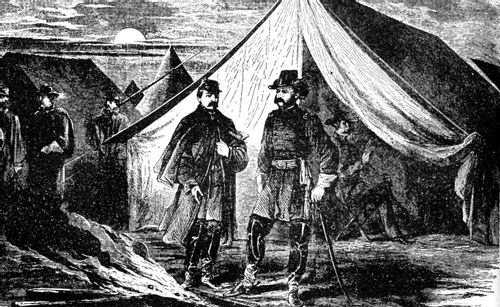 General McClellan Surrendering the Command of the Army to General Burnside