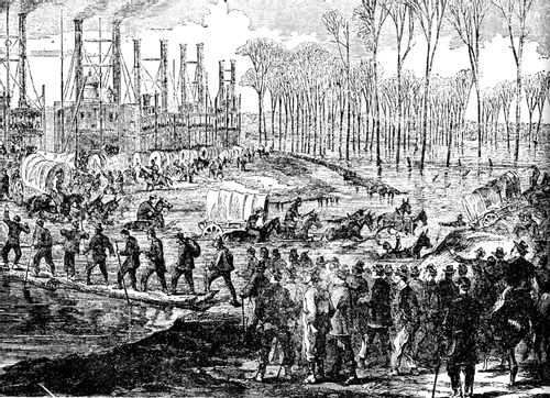 Headquarters of the Union Army, Commanded by General Grant, Nr Vicksburg