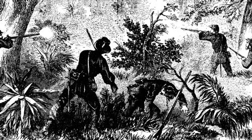 Gen. Grant's March on Vicksburg- Skirmishing in the Woods
