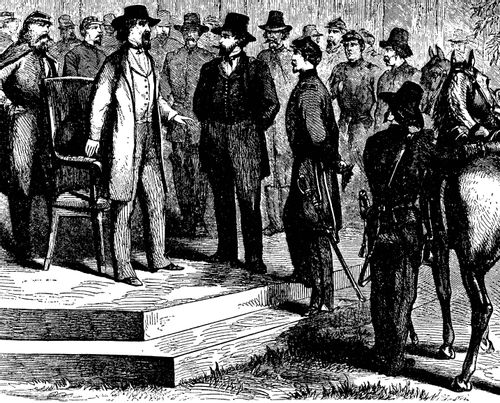 Surrender of Vicksburg- Gen. Grant Negotiates Gen. Pemberton's Surrender