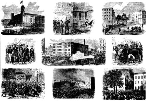 Draft Riots- Scenes from NY Streets