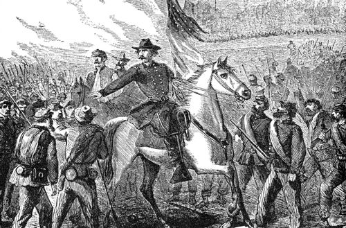 Grant's Overland Campaign: Army of the Potomac- General Warren Rallying the Marylanders