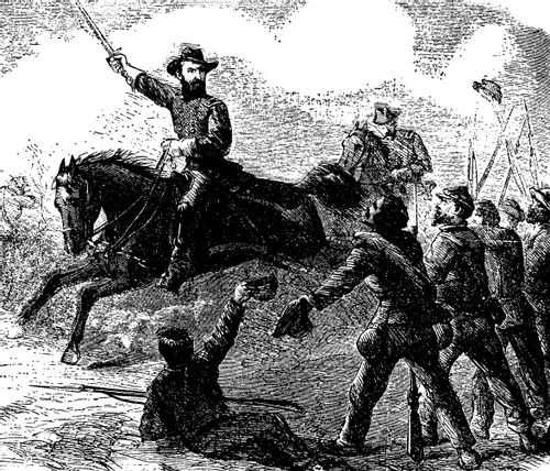 General Sheridan at the Battle of Five Forks, April 1 1865