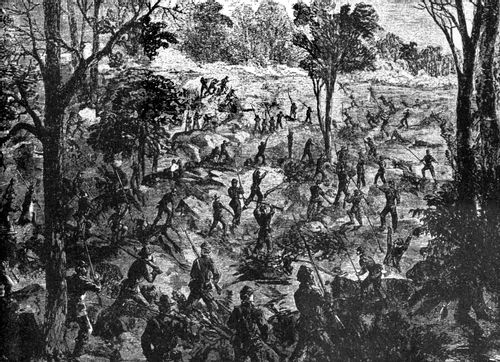 The Army of the Cumberland in Lookout Valley- 33rd Mass., 73rd Ohio Volunteers Capture Rifle Pits