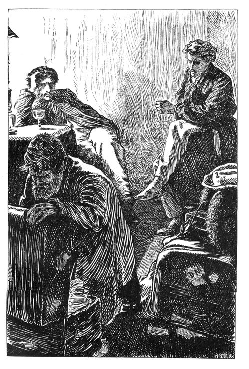 Victorian men packing.
