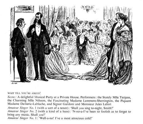 Musical party at a private victorian house.