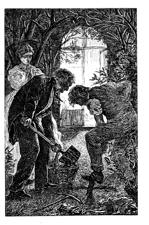 Illustration for 'A Dark Night's Work' - Frontispiece.