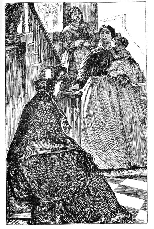 Illustration for 'A Dark Night's Work' - 'The Secret Witness'.