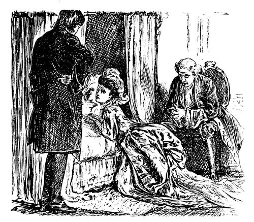 Illustration for 'The Story of a Feather', scene 1.