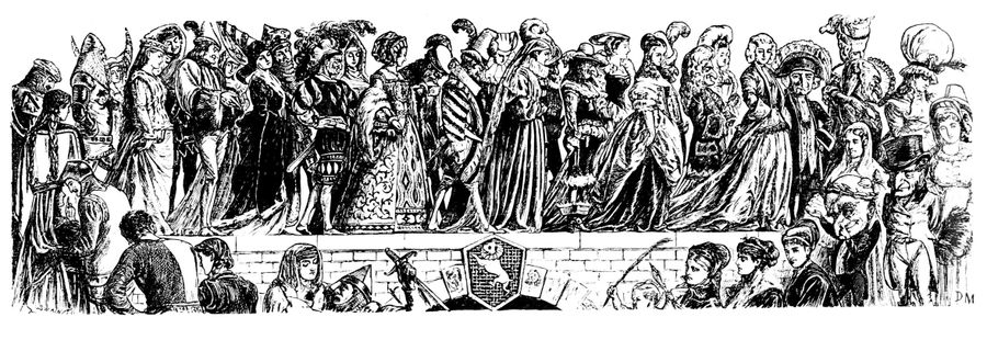 Genealogical picture of Mr. Punch.