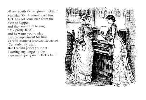Victorian mother and daughter.