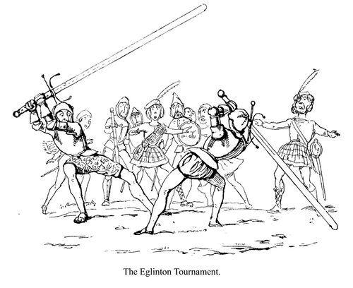 An incident from the Eglinton Tournament, scene 2.