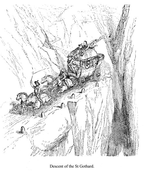 Descent of the St. Gothard.