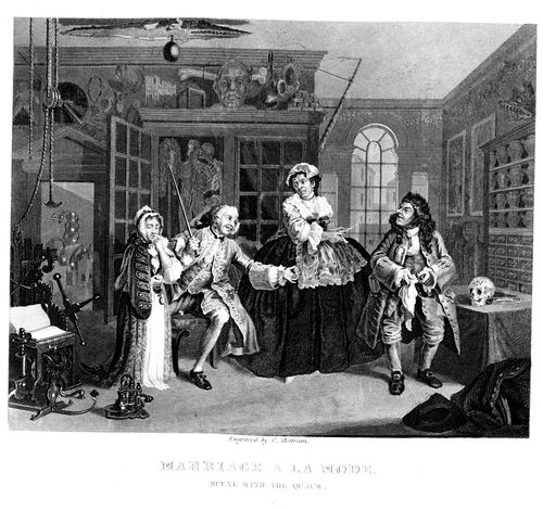 Marriage a la Mode - Scene with the quack.