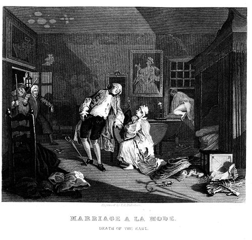 Marriage a la Mode - Death of the Earl.