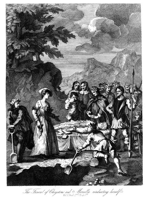 The Funeral of Chrystom and Marcella vindicating herself.