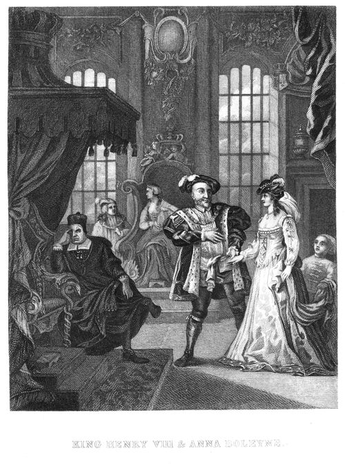 King Henry VIII and Anna Boleyne.