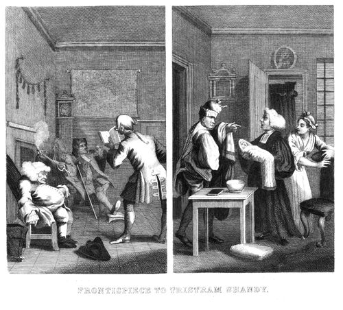 Frontispiece to Tristram Shandy.