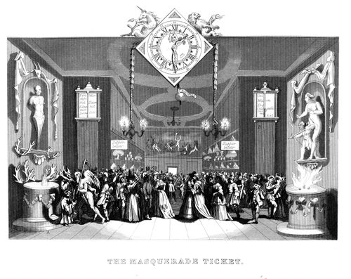 Large Masquerade Ticket.