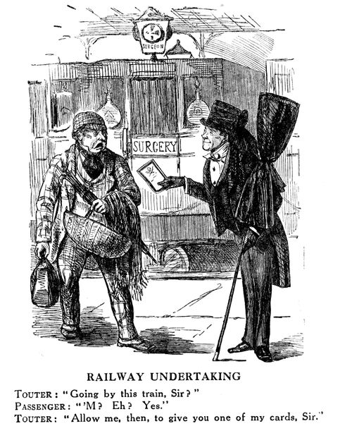 Undertakers Touting the Railways - The Dangers of Public Transport
