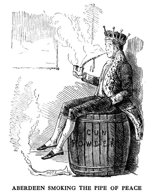 Aberdeen Smoking the Pipe of Peace - Aberdeen and France at War with Russia