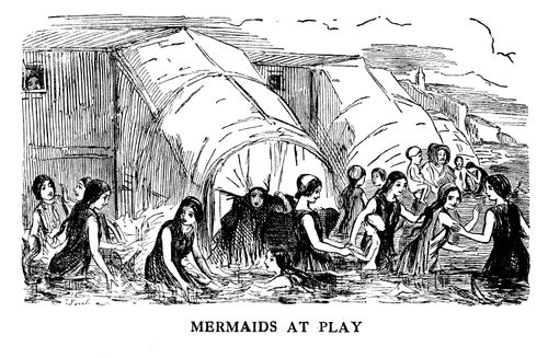 Mermaids at Play - Bathing Machines