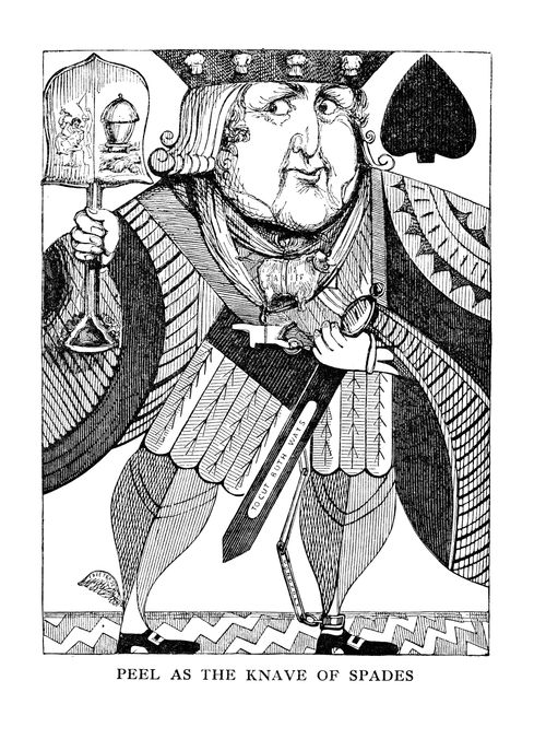 Peel as the Knave of Spades