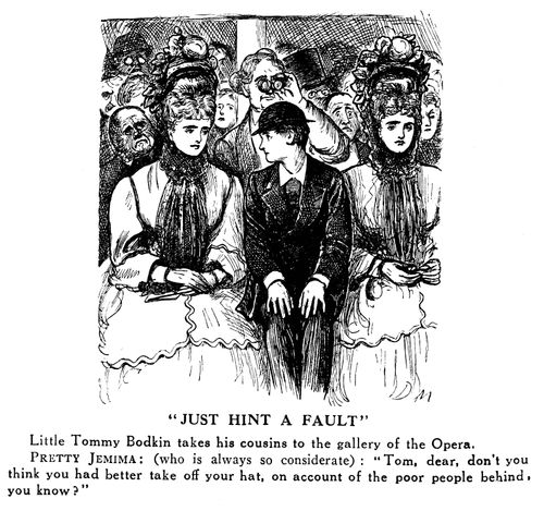 Women's Bonnets Block the Audience View